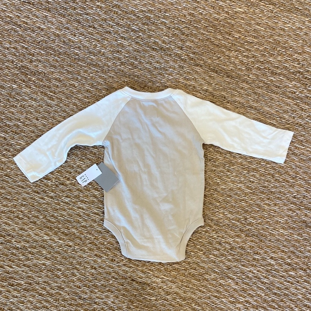 NWT Baby Gap Green Overalls and White Onesie Set - Picture 7 of 7